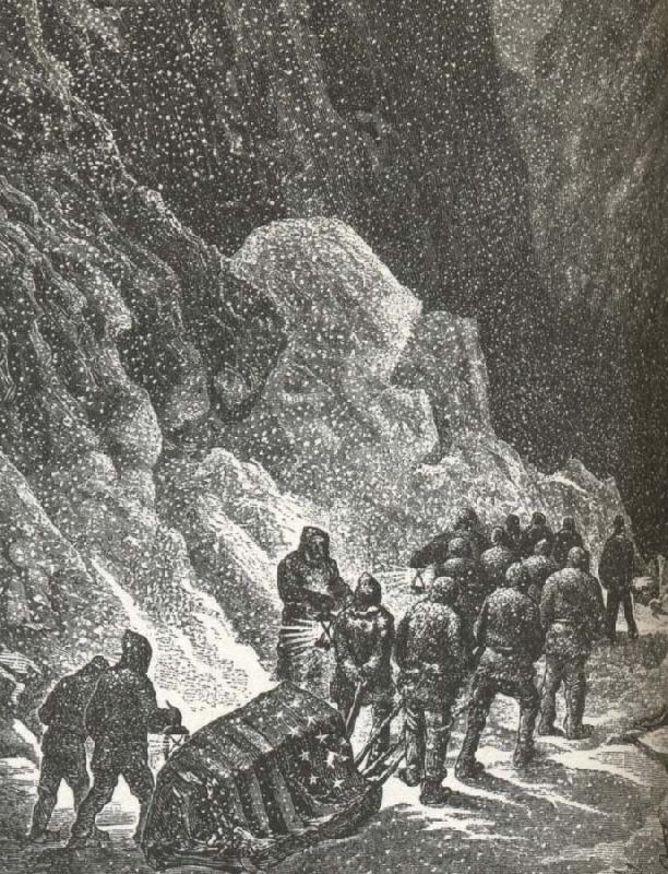  amerikanen charles hall dog av hjartslag,da han forsta gangen forsokte na nordpolen 1871